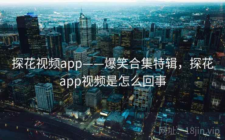 探花视频app——爆笑合集特辑，探花app视频是怎么回事